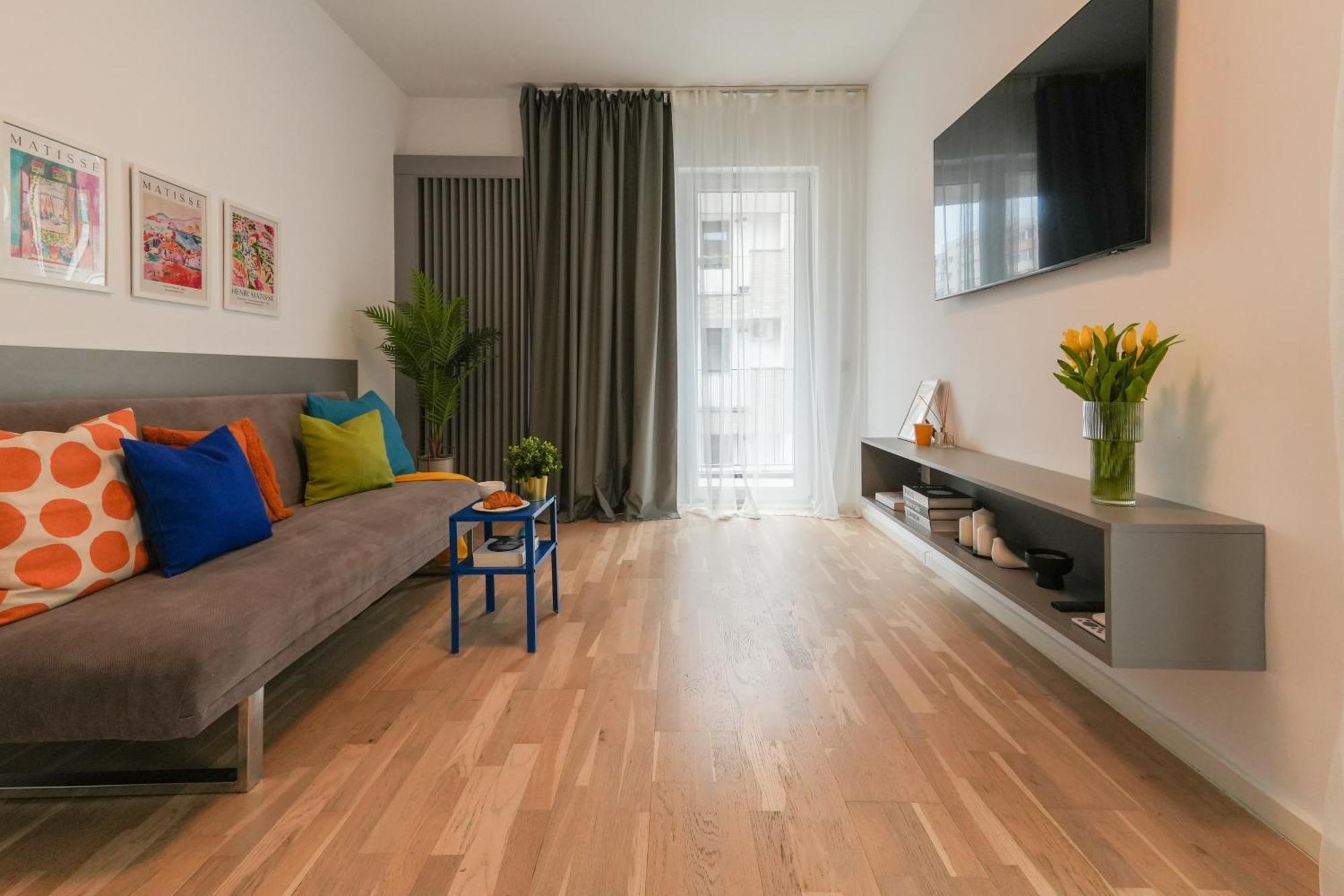 Ana - Cozy & Quiet Apt With Balcony & Garden View Bukarest Exteriör bild