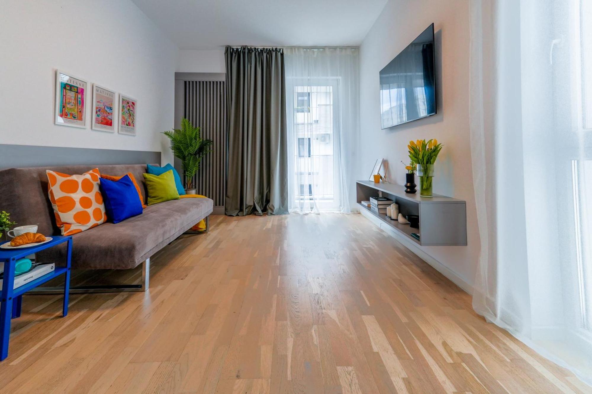 Ana - Cozy & Quiet Apt With Balcony & Garden View Bukarest Exteriör bild